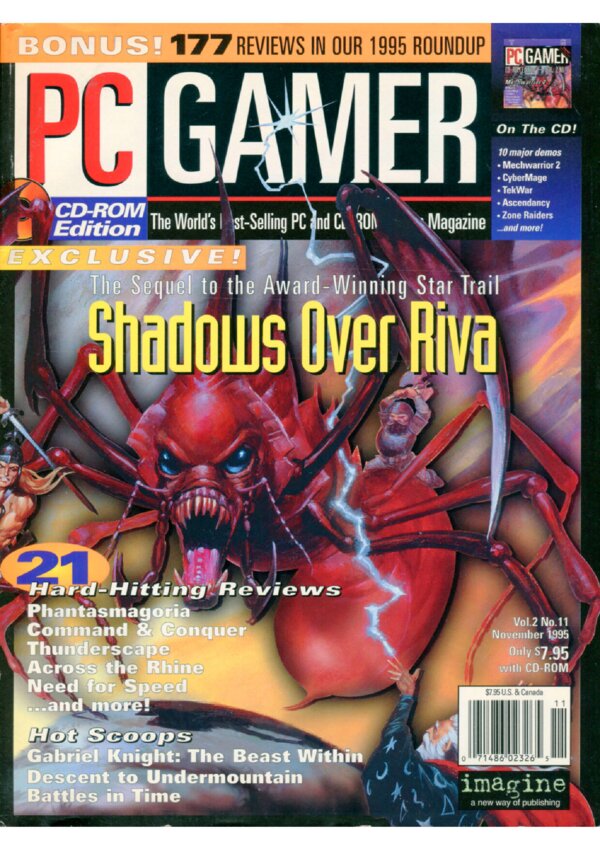 PC Gamer   Issue 018   November 1995 cover